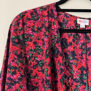 Large LulaRoe Lindsay kimono